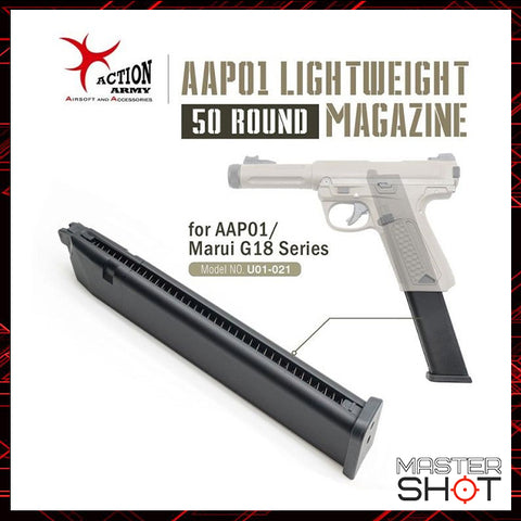 Action Army 50rd Extended Magazine for AAP01 & Glock